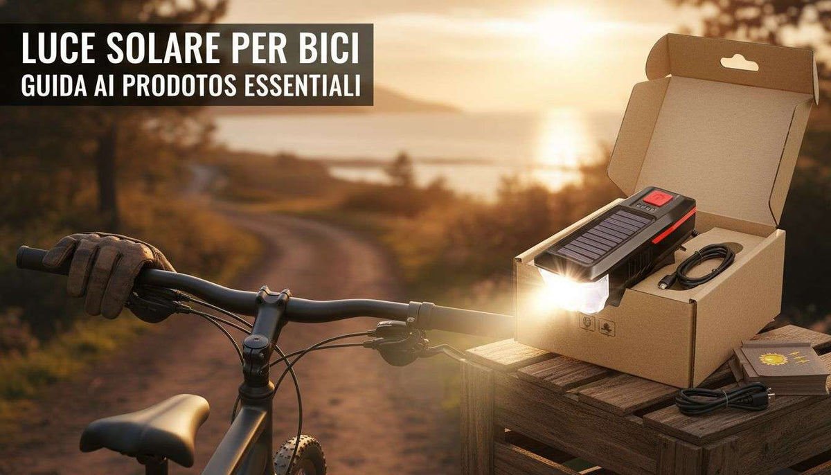 Luce Solare per Bici: Sicurezza e Tecnologia Avanzata