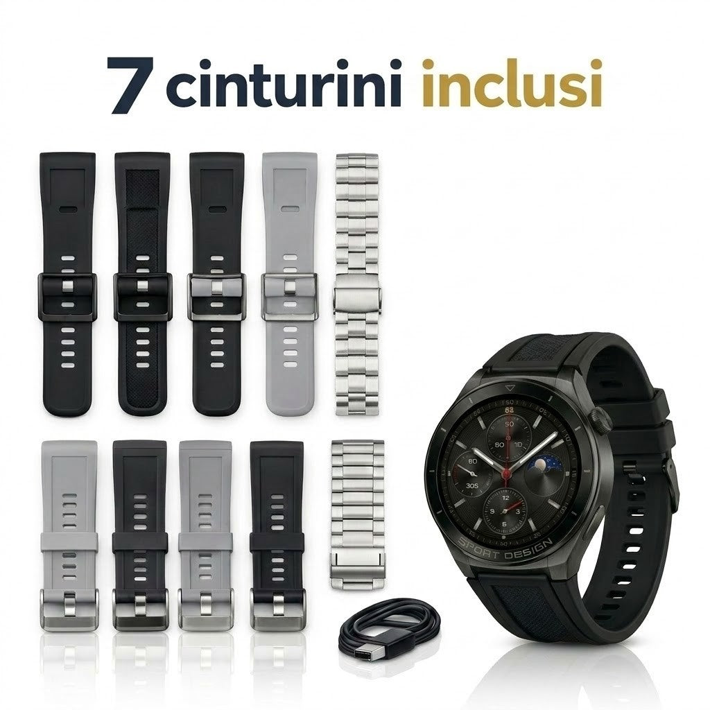 Smartwatch V5 7 cinturini
