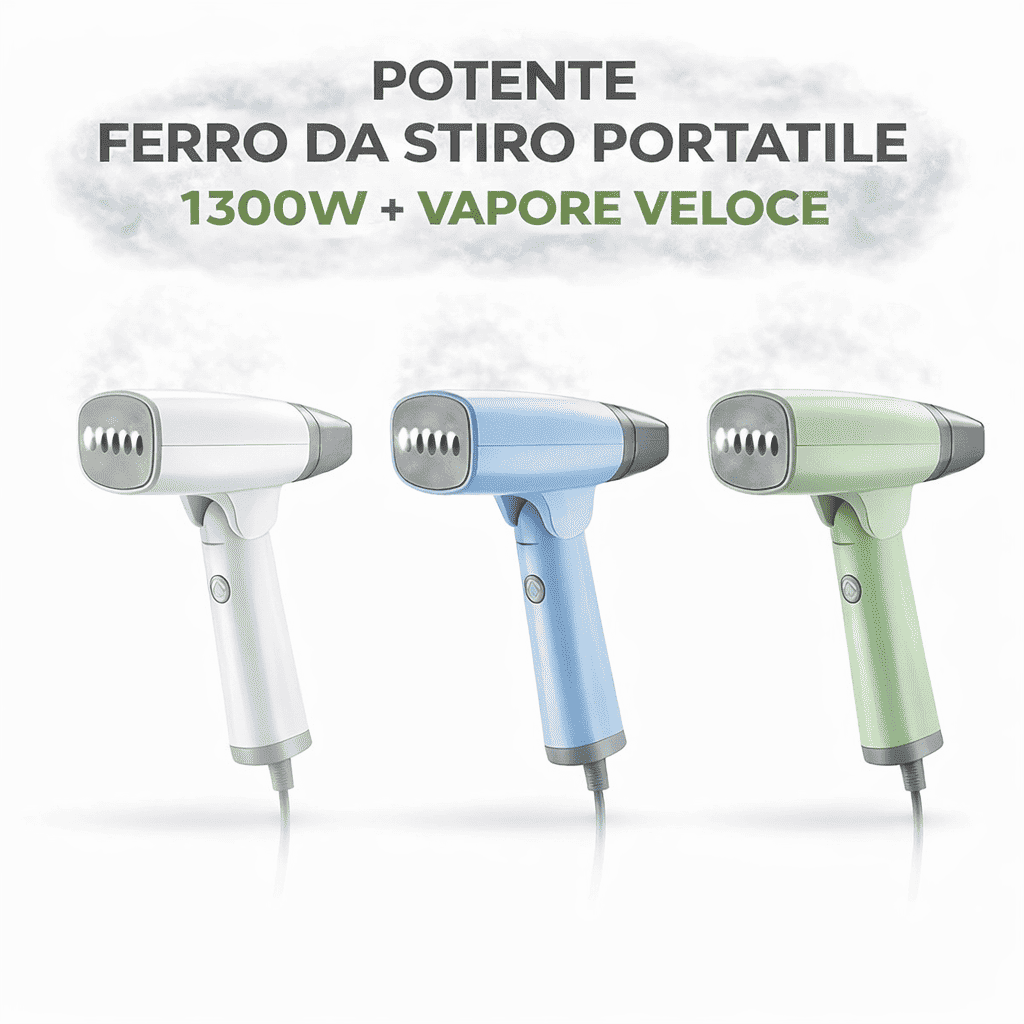 Ferro da Stiro Portatile a Vapore - MercatoneSmart.it
