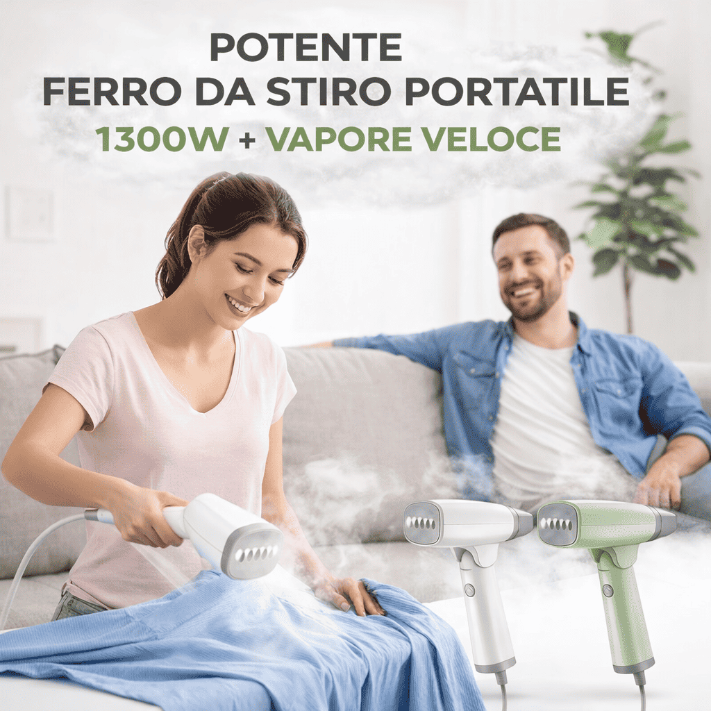 Ferro da Stiro Portatile a Vapore - MercatoneSmart.it
