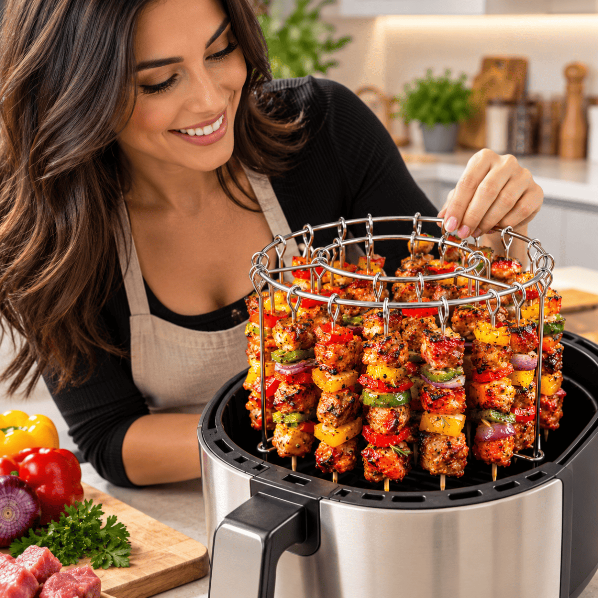Griglia Inox per Friggitrice ad Aria