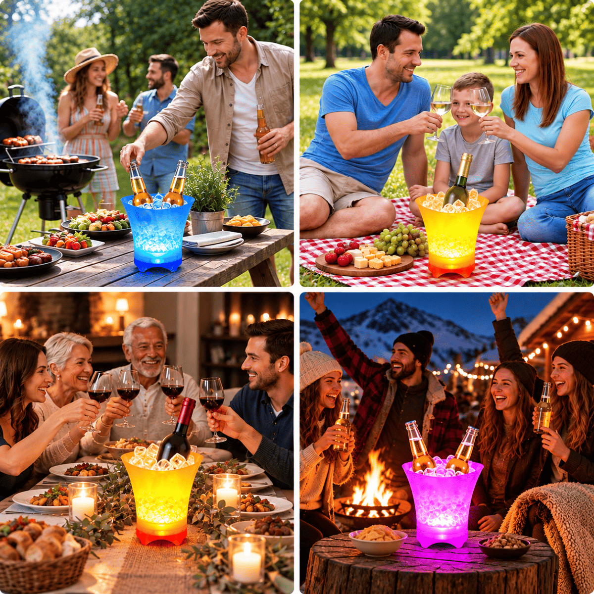 Secchiello Portaghiaccio LED - Mercatone Smart