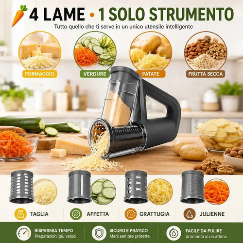 Grattugia Elettrica 4 in 1 - MercatoneSmart.it