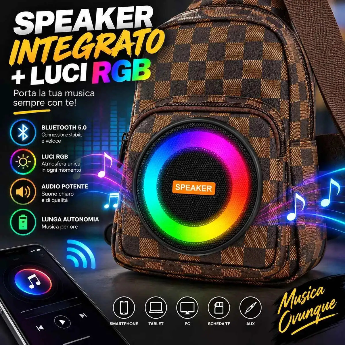 Monospalla con speaker - MercatoneSmart.it