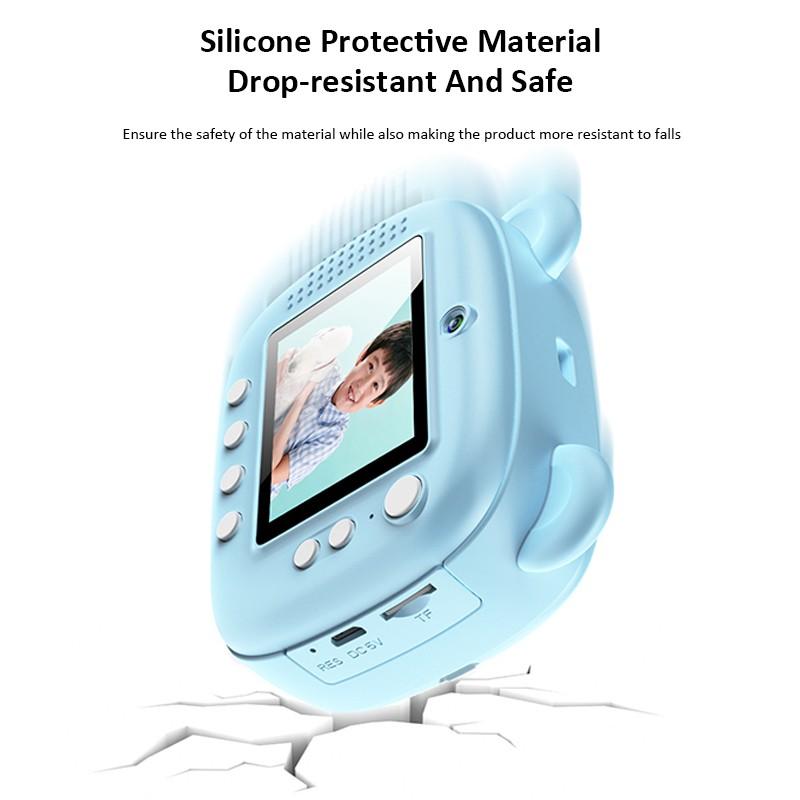 Fotocamera con stampa istantanea per bambini fotocamera per stampa termica fotocamera digitale fotocamera per bambina videocamera per bambini