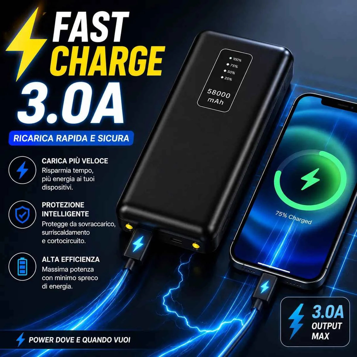 Power Bank 58000mAh - MercatoneSmart.it