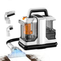 Lavatappezzeria Portatile Professionale 750W con Aspirazione 15KPa, Sistema Spray Integrato e Doppio Serbatoio