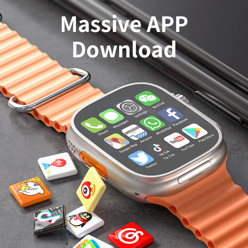 Z55-66 Ultra Smartwatch: Orologio Impermeabile con Schermo HD da 1.92  Pollici e Ricarica Magnetica