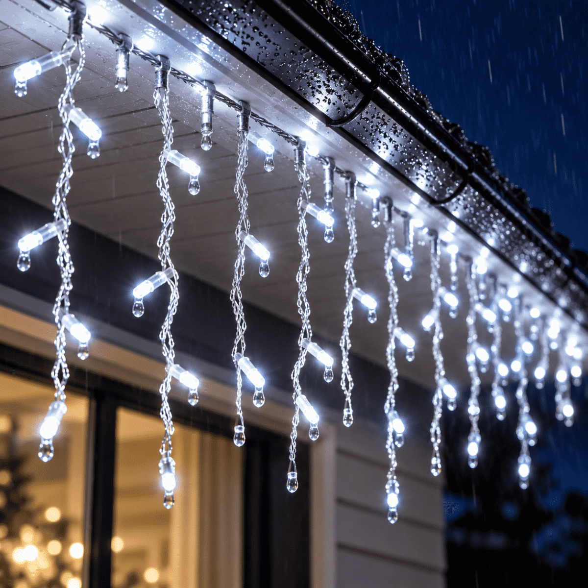 Tenda Luminosa 150 LED Bianco Freddo 5m