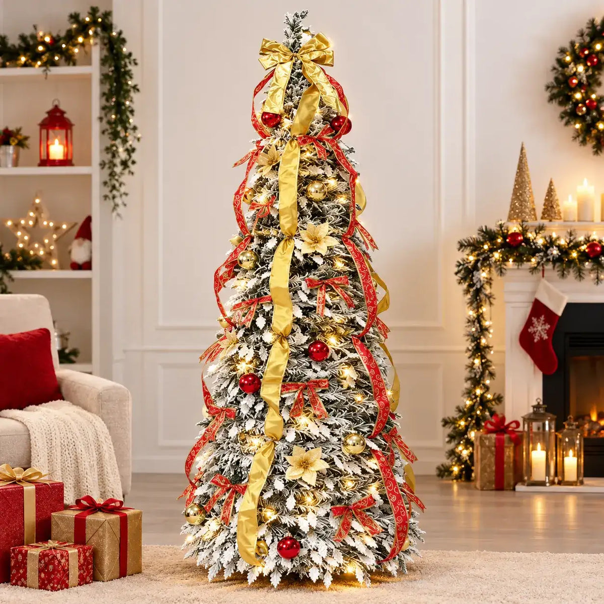 Albero pop-up 180cm neve - Mercatone Smart