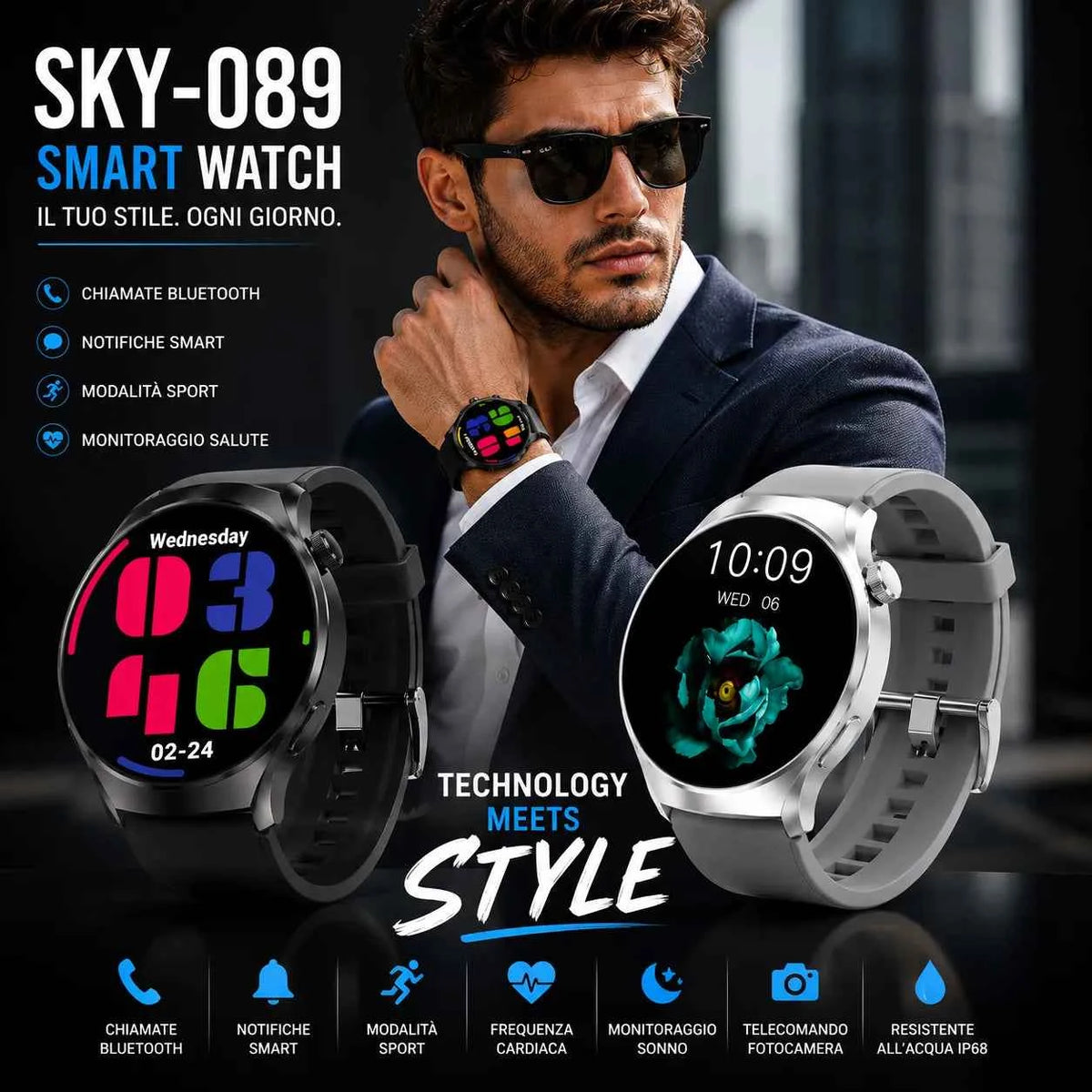 Smartwatch uomo - MercatoneSmart.it
