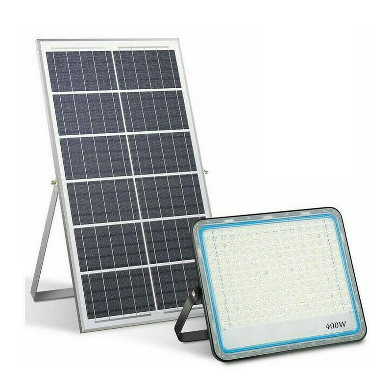 Faretto led con pannello a energia solare luce fredda esterno ip66