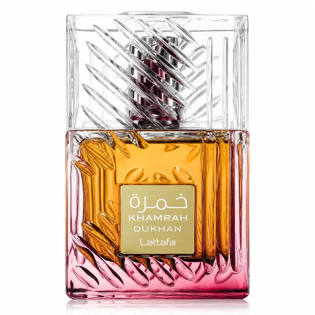 Lattafa Khamrah Dukhan Eau de Parfum 100 ml – Profumo Unisex Intenso e Speziato con Note di Tabacco, Ambra e Spezie Orientali