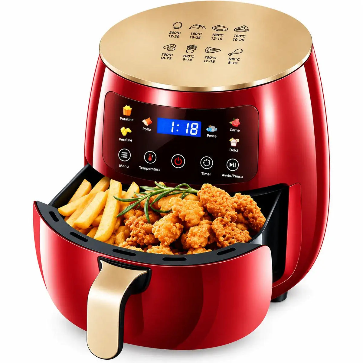 Friggitrice ad Aria XL 8L - MercatoneSmart.it