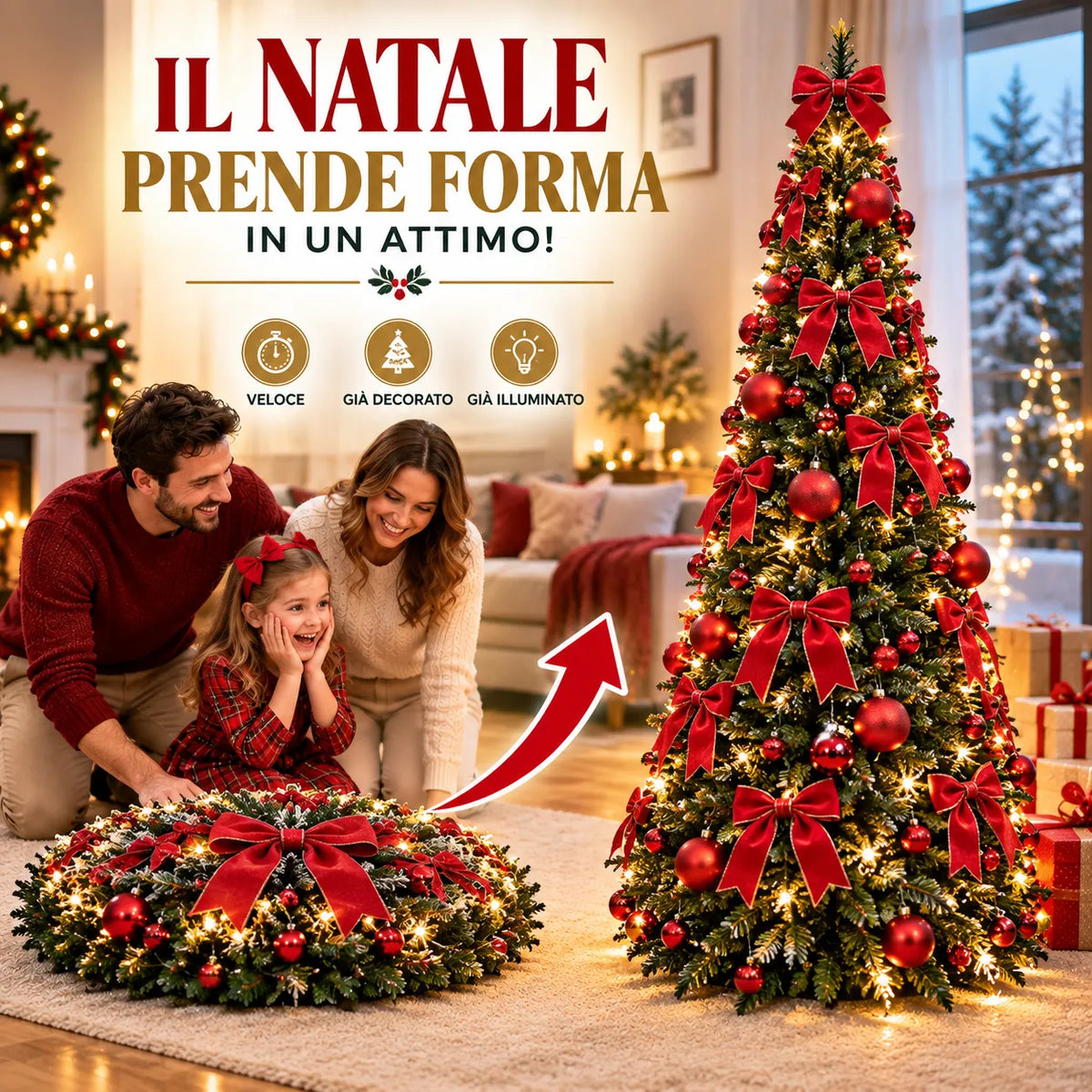 Albero Pop-Up 180cm
