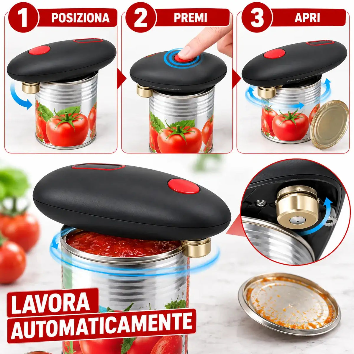 Apriscatole Automatico - MercatoneSmart.it