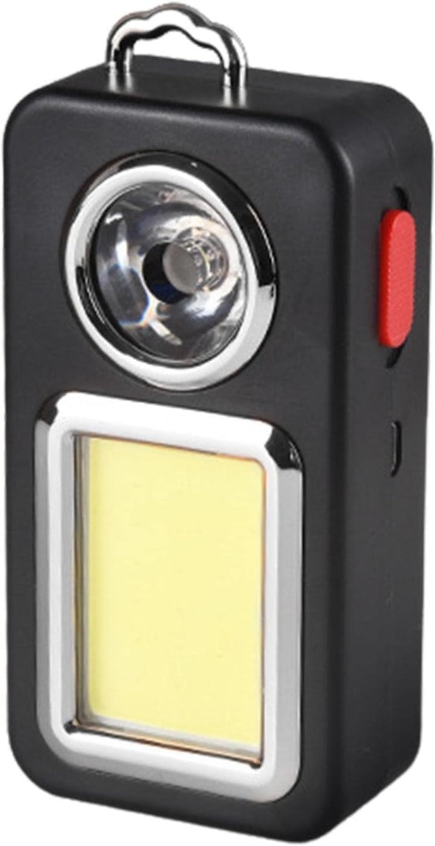 Lampade da tasca portachiavi lampade da lavoro mini,torcia portatile con 2 modalità portachiavi a carica solare per camping escursione attività all'aria aperta