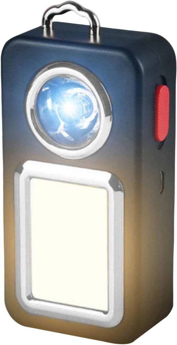 Lampade da tasca portachiavi lampade da lavoro mini,torcia portatile con 2 modalità portachiavi a carica solare per camping escursione attività all'aria aperta