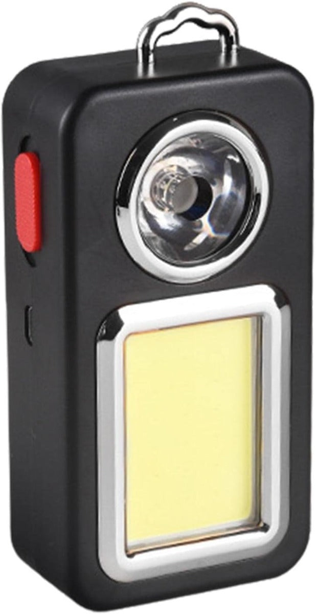 Lampade da tasca portachiavi lampade da lavoro mini,torcia portatile con 2 modalità portachiavi a carica solare per camping escursione attività all'aria aperta