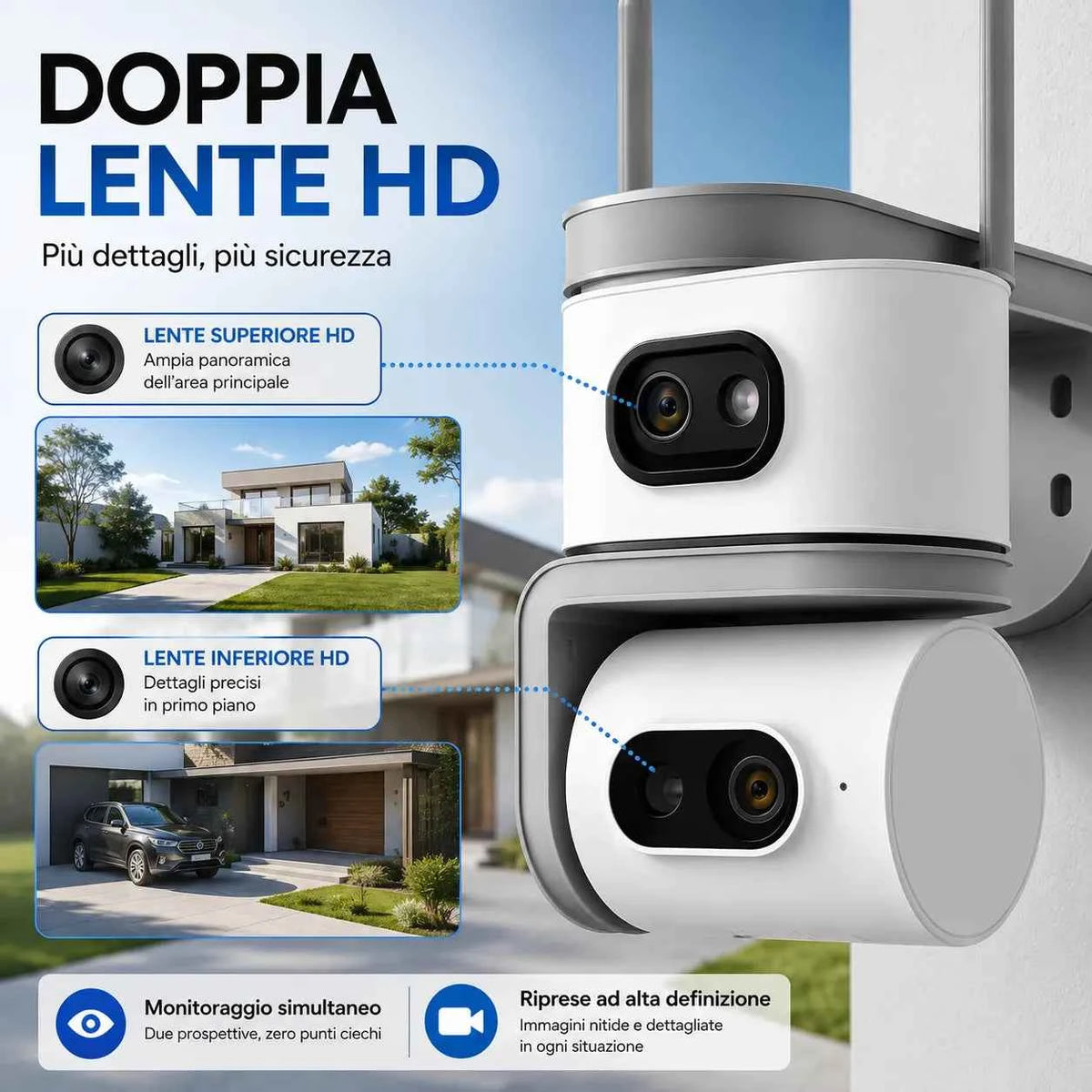 Telecamera WiFi Esterno 6MP - MercatoneSmart.it