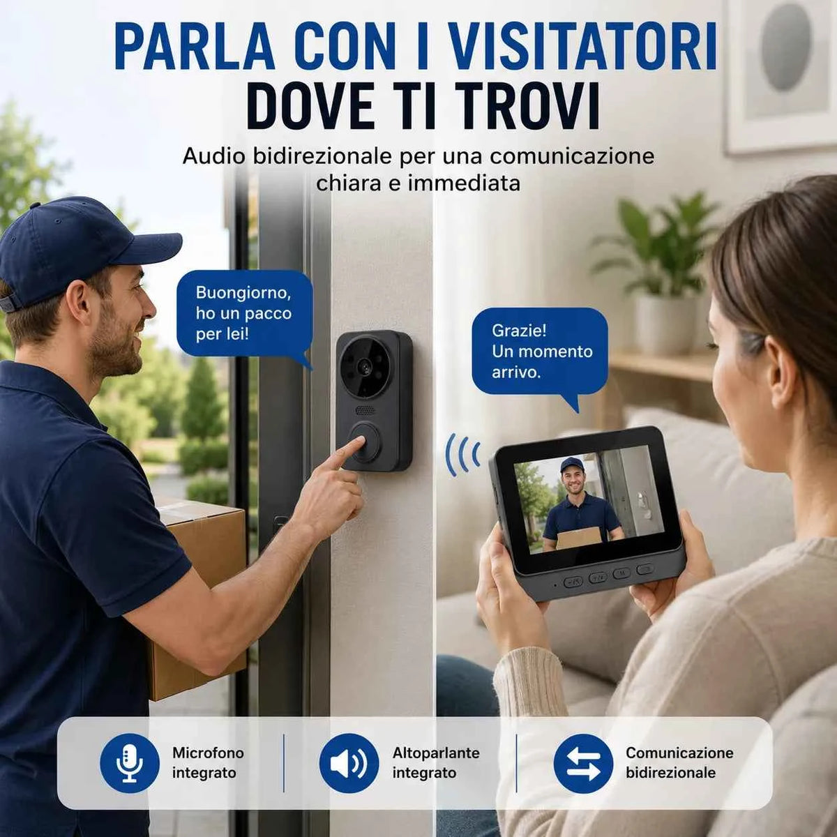 Videocitofono con Monitor - MercatoneSmart.it