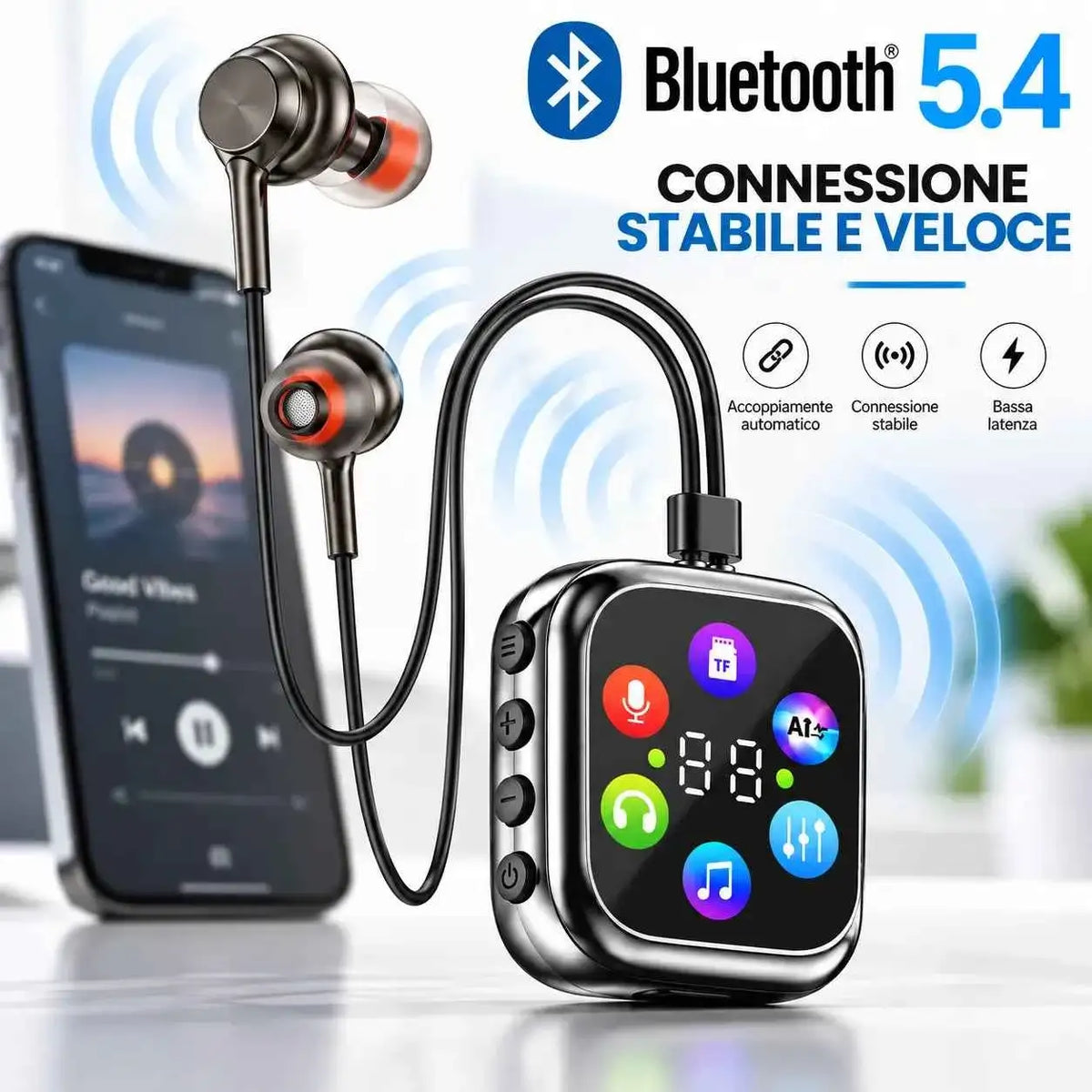 Auricolari Bluetooth 5.4 L1 - MercatoneSmart.it