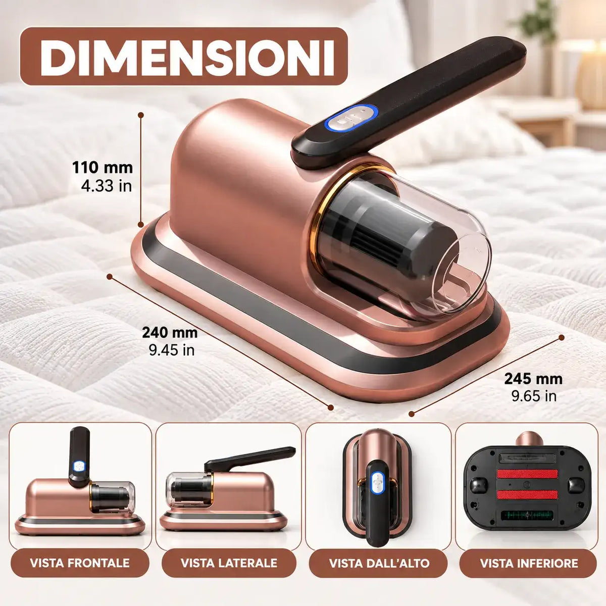 Aspirapolvere tessuti usb - MercatoneSmart.it