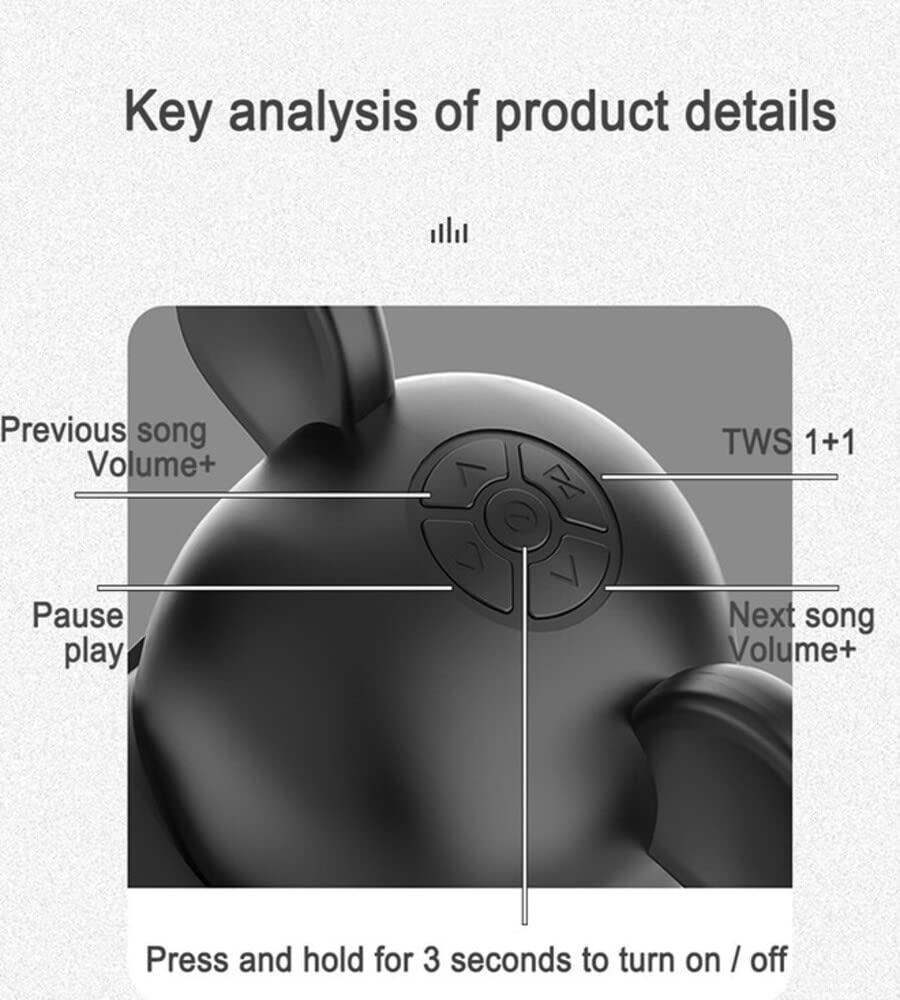 B1 Violent Bear Speaker Bluetooth Wireless