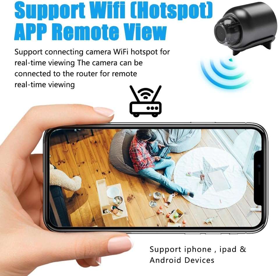 Mini fotocamera 1080P WiFi - MercatoneSmart.it