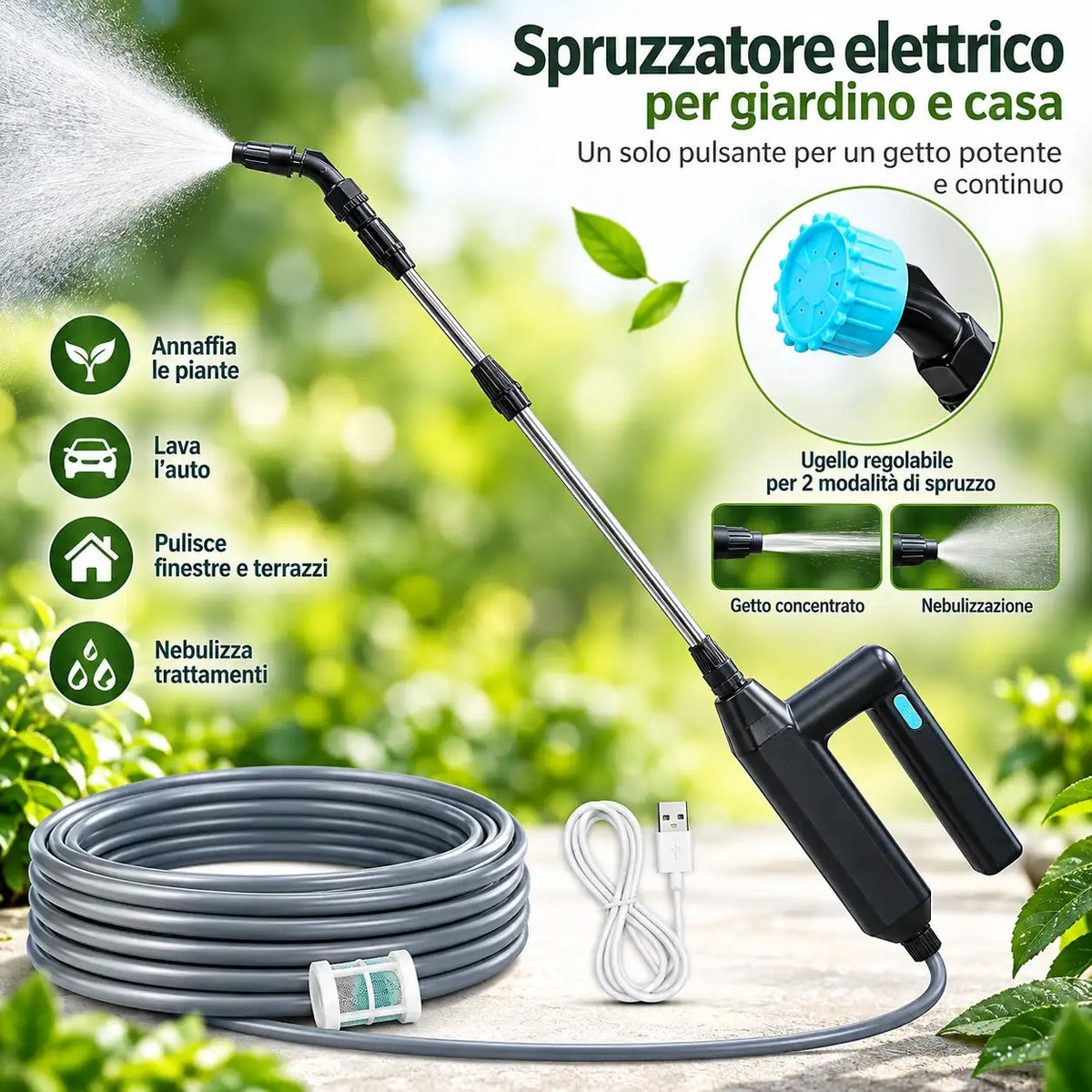 Spruzzatore Elettrico Portatile - MercatoneSmart.it