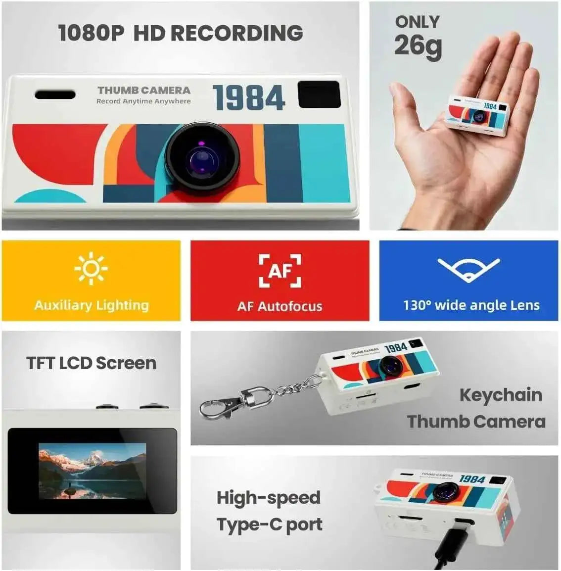 Mini Fotocamera HD - MercatoneSmart.it