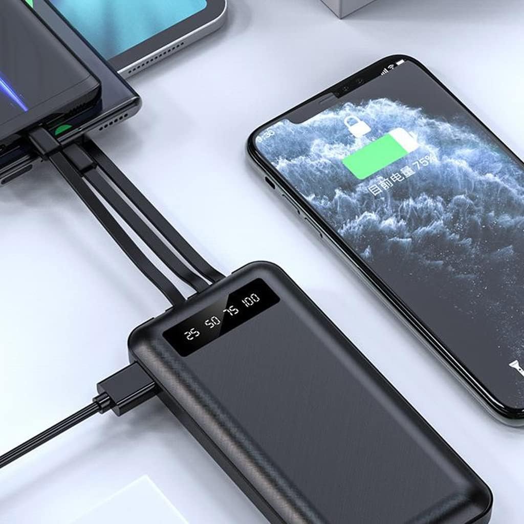 Power Bank Portatile 20.000 mAh – Ricarica Rapida 15W, Compatibile con Smartphone, Tablet, Smartwatch e Altri Dispositivi USB