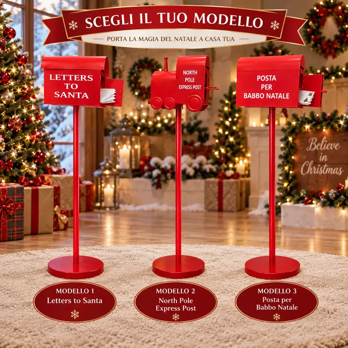 Cassetta Postale di Babbo Natale - MercatoneSmart.it