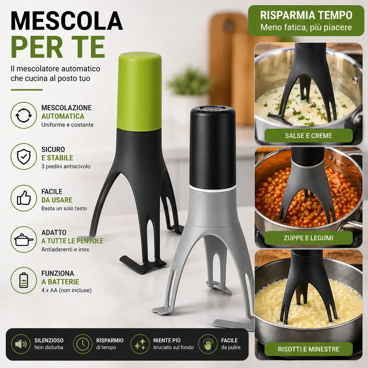 Mescolatore Elettrico Automatico - Mercatone Smart