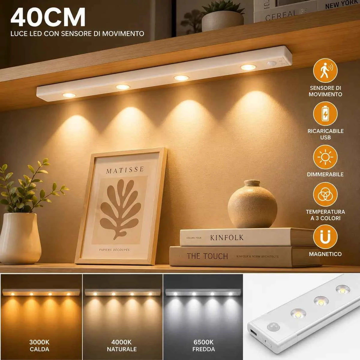 LED 40 cm Ricaricabile - MercatoneSmart.it