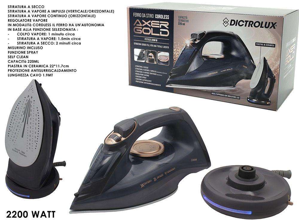 Ferro da stiro cordless 2200W - MercatoneSmart.it