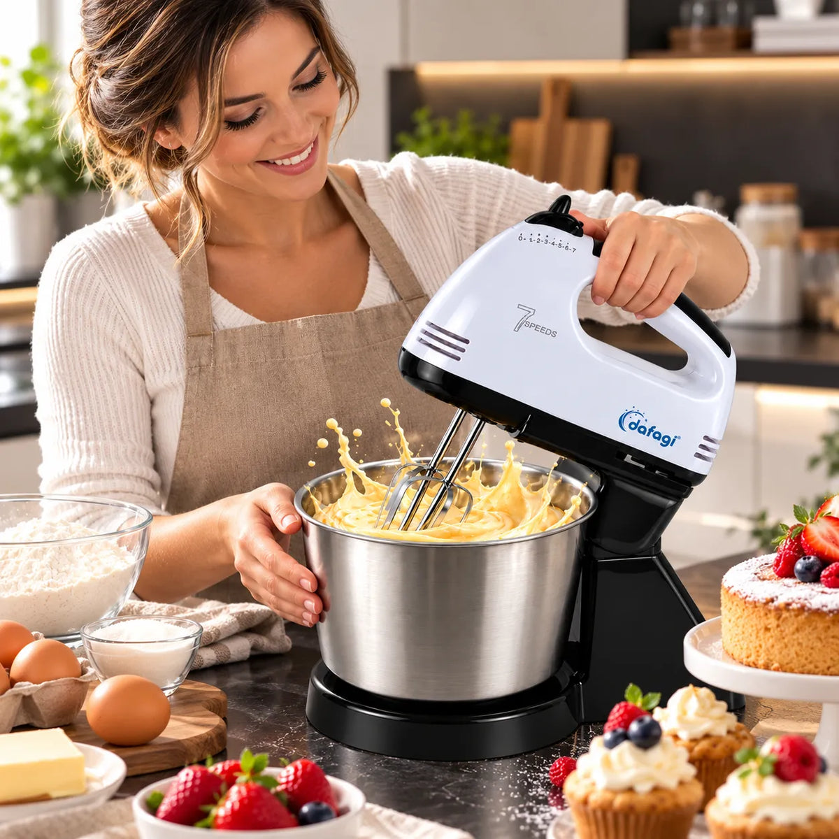 Sbattitore con Ciotola Inox