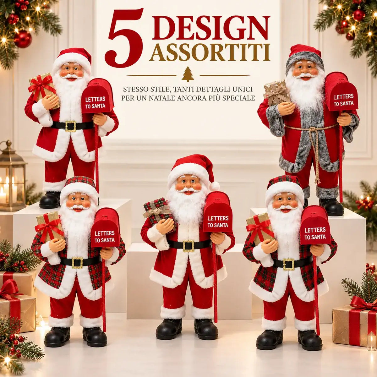 Babbo Natale con cassetta postale - MercatoneSmart.it