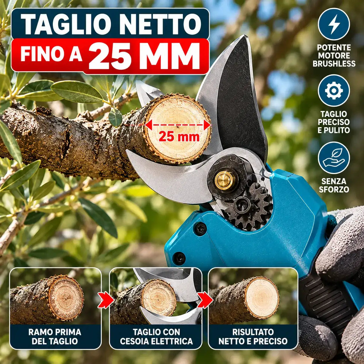 Cesoia Elettrica da Potatura
