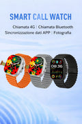 Smart Watch 4G Ultra Sim 4G con Slot SIM, Chiamate Autonome, Fotocamera, Fitness Tracker e Display Touch