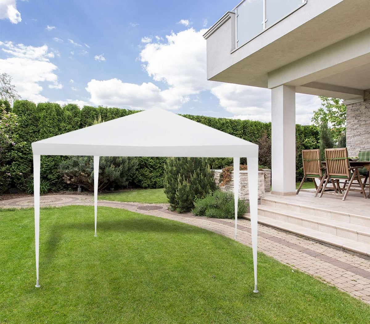 Gazebo 3x3 mt bianco - MercatoneSmart.it