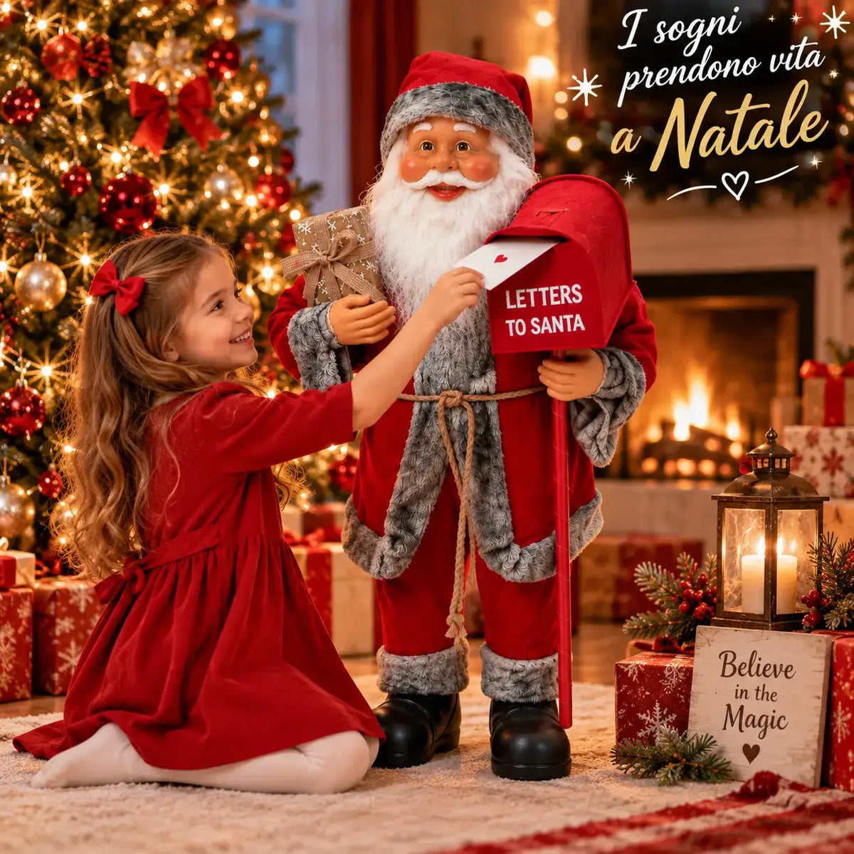 Babbo Natale con cassetta postale - MercatoneSmart.it