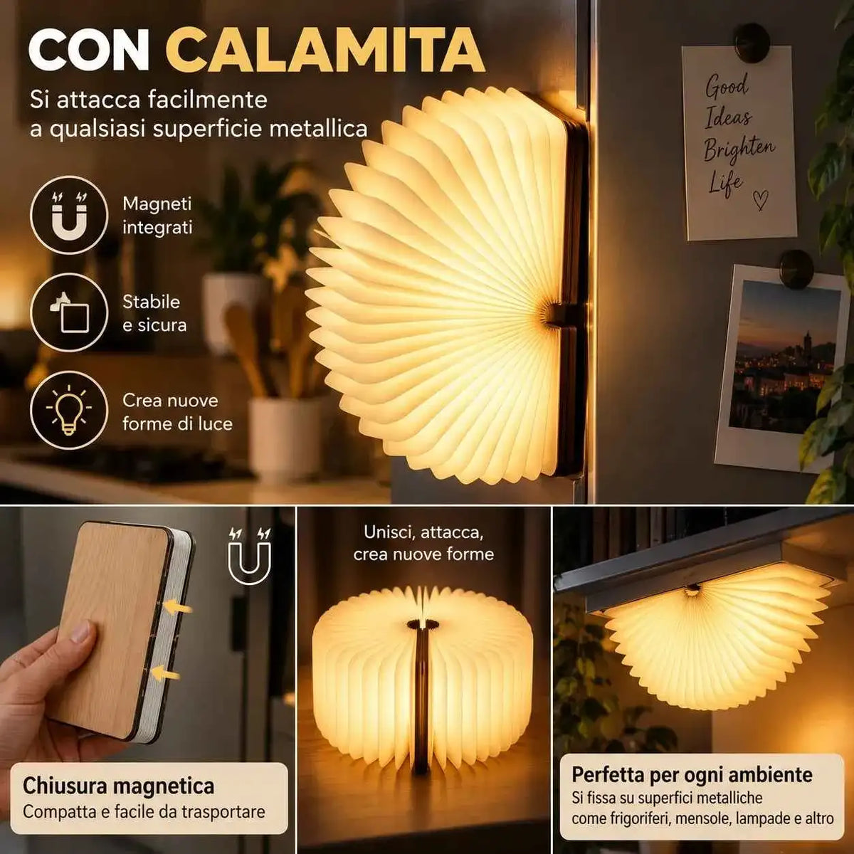 Lampada LED Libro 360° - MercatoneSmart.it