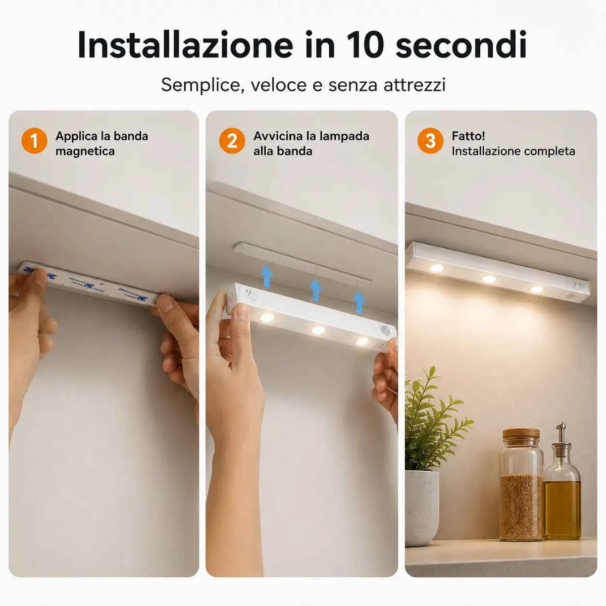 LED 40 cm Ricaricabile - MercatoneSmart.it