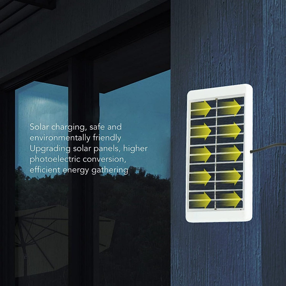 Lampada da Campeggio a LED con Pannello Solare Lampada di Emergenza da Campeggio Ricaricabile USB Solare Impermeabile Per Luci Esterne Ricaricabile Tramite USB