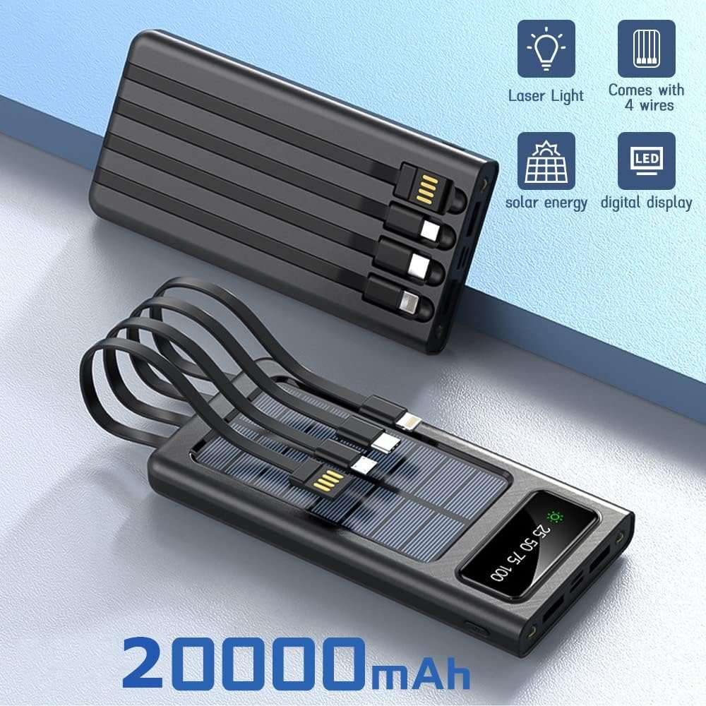 Power Bank Solare 20000mAh - MercatoneSmart.it