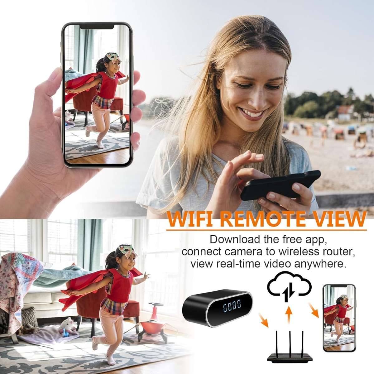 Telecamera Orologio Wifi - MercatoneSmart.it