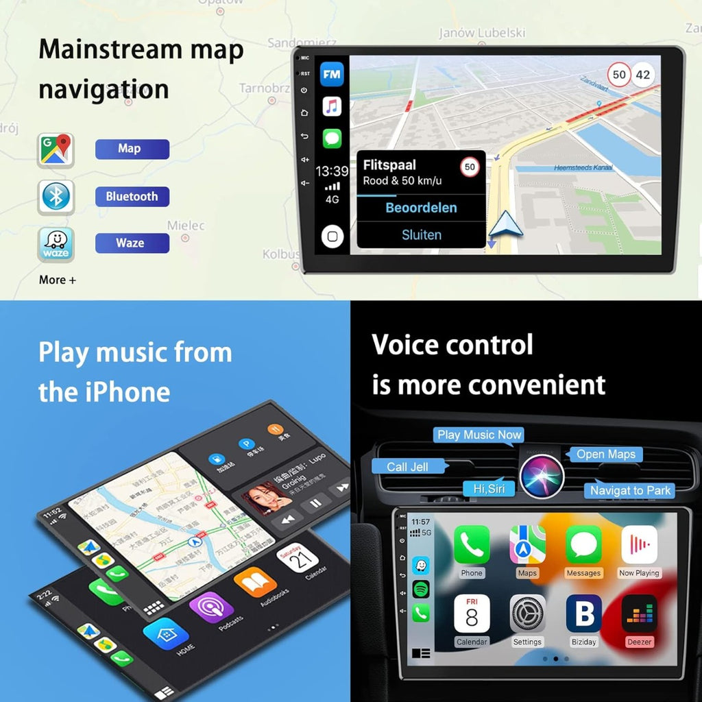 Adattatore CarPlay/Android Auto via Cavo per Autoradio Android