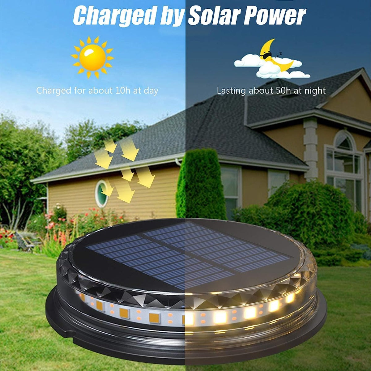 Luce solare led da giardino esterno picchetto segnapasso luce caldaTE-B0426