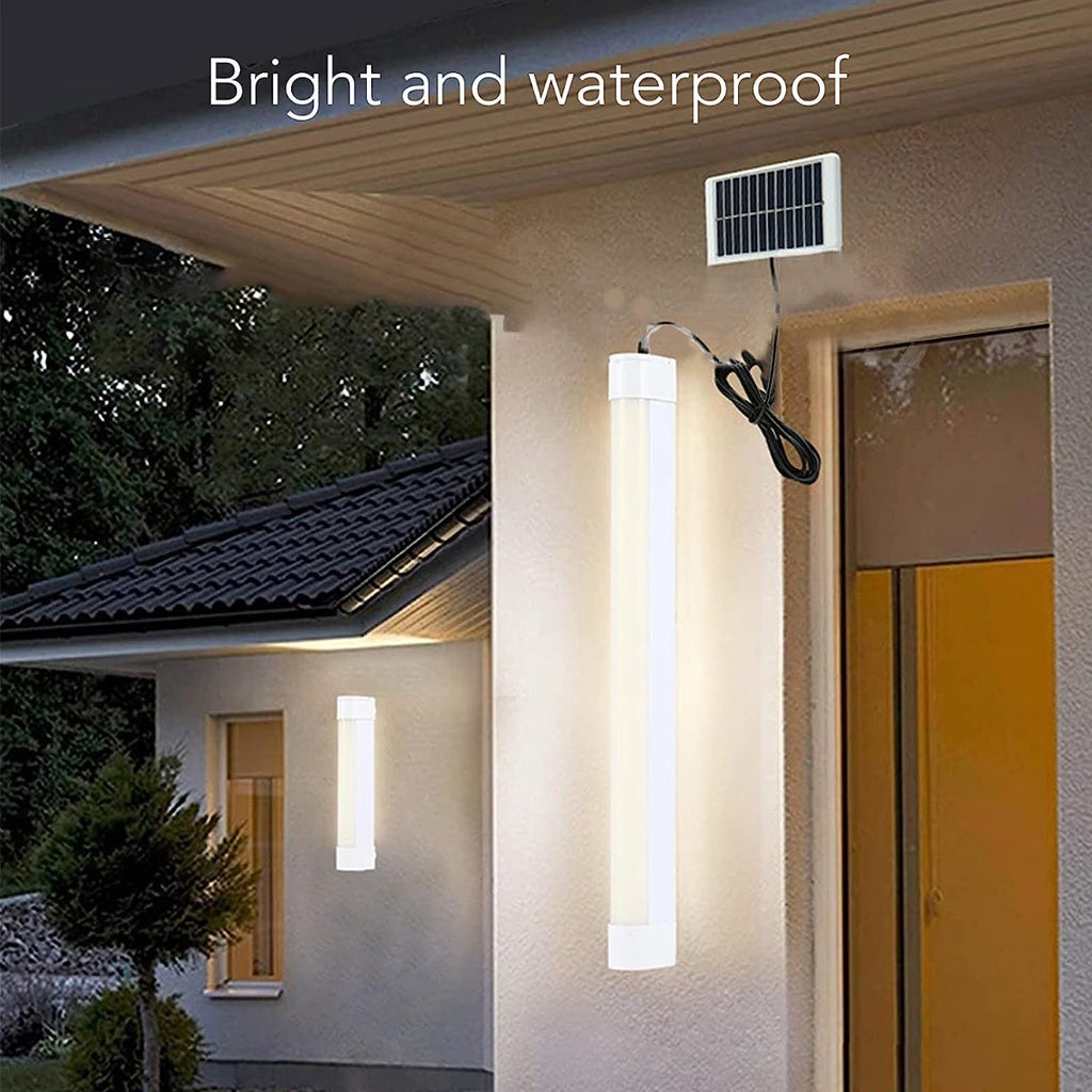 Lampada da Campeggio a LED con Pannello Solare Lampada di Emergenza da Campeggio Ricaricabile USB Solare Impermeabile Per Luci Esterne Ricaricabile Tramite USB